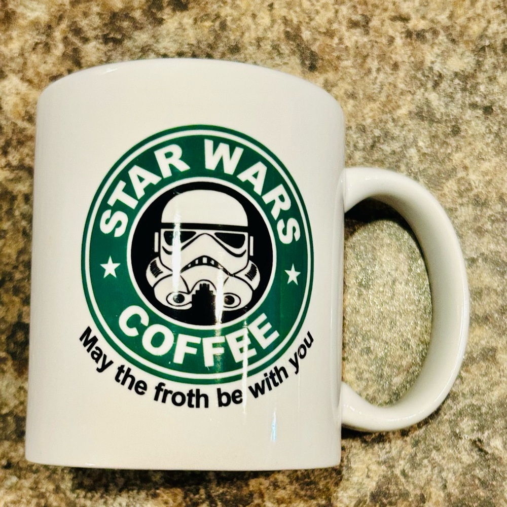 Star Wars White and Green Coffee Mug